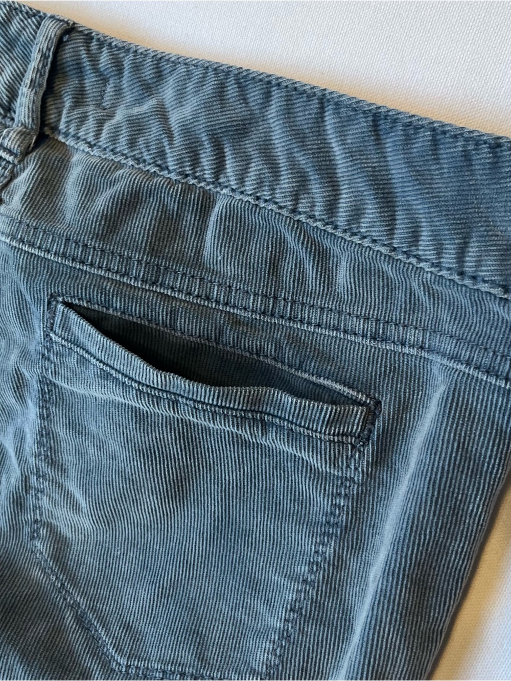 Free People Corduroy flare pants Low rise waist 29 Blue Y2K Womens Boho Festival - Picture 8 of 10